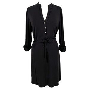 Amour Vert Maribel Jersey A-Line Dress Black Size Small